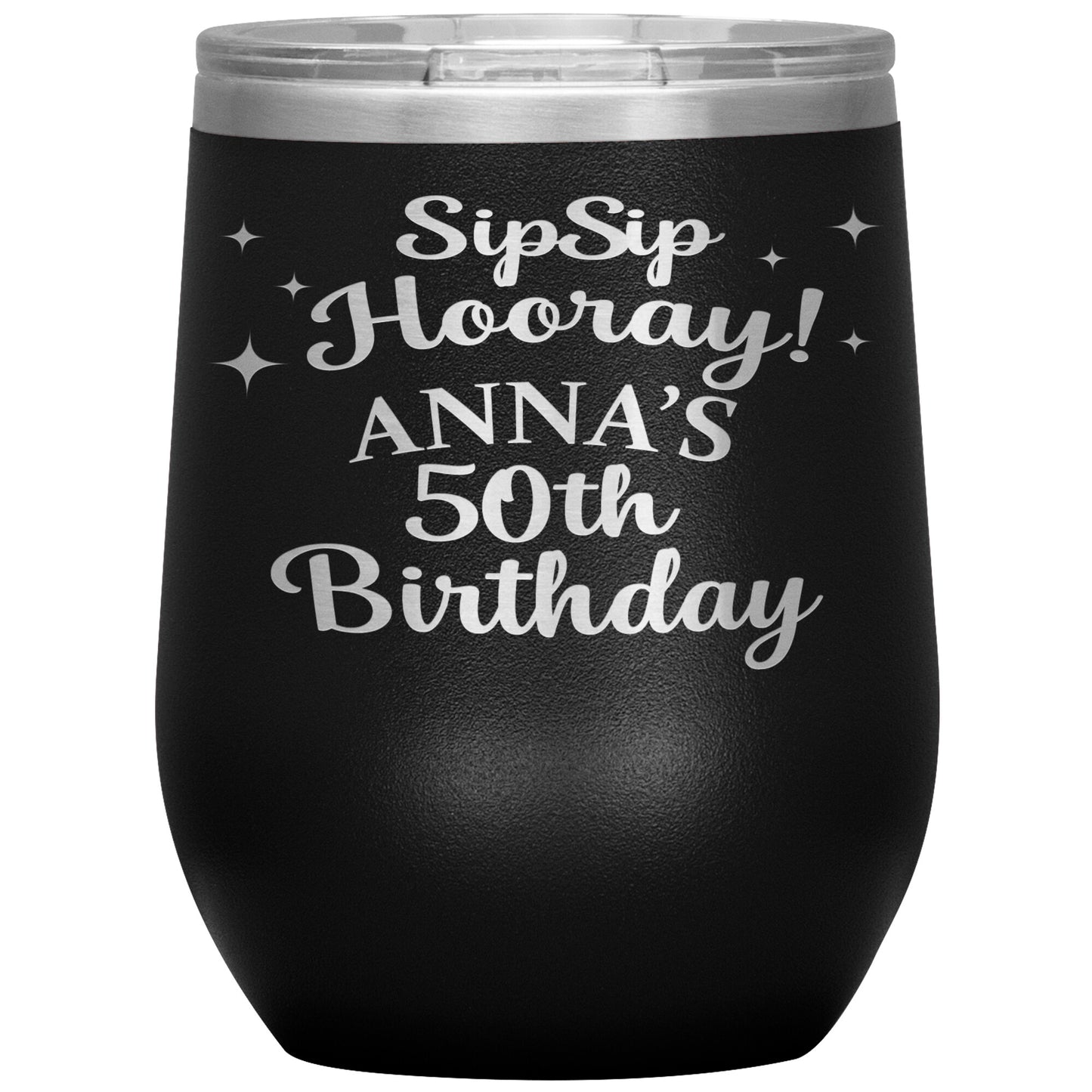 Sip Sip Hooray 50th Birthday Tumbler