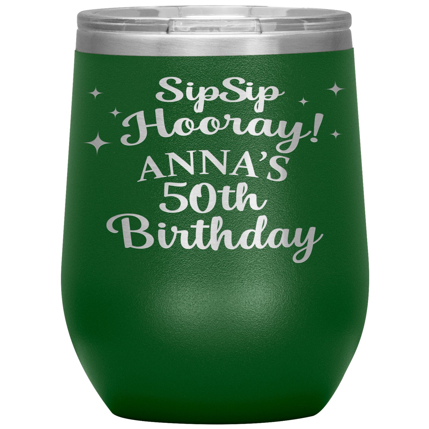 Sip Sip Hooray 50th Birthday Tumbler