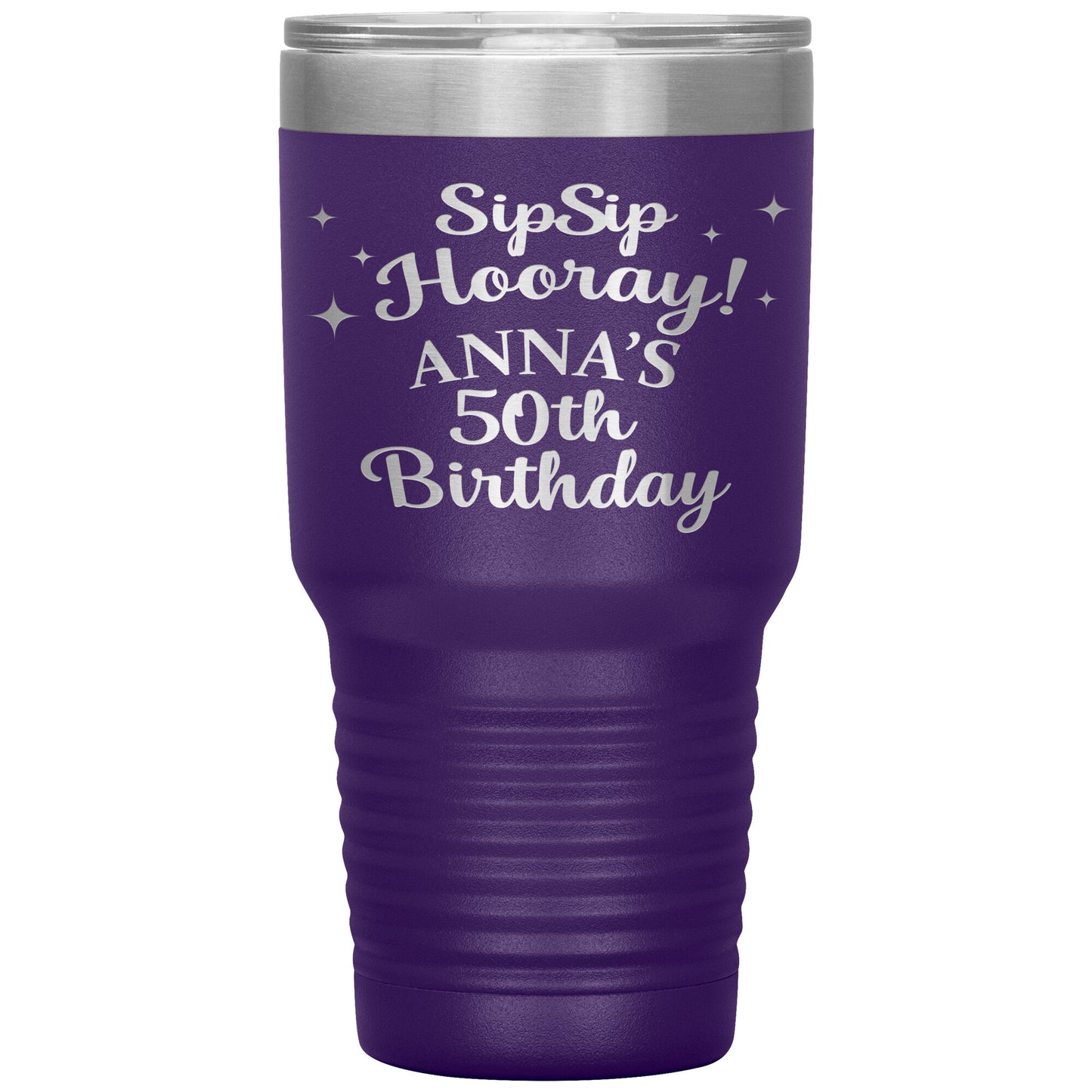 Sip Sip Hooray 50th Birthday Tumbler