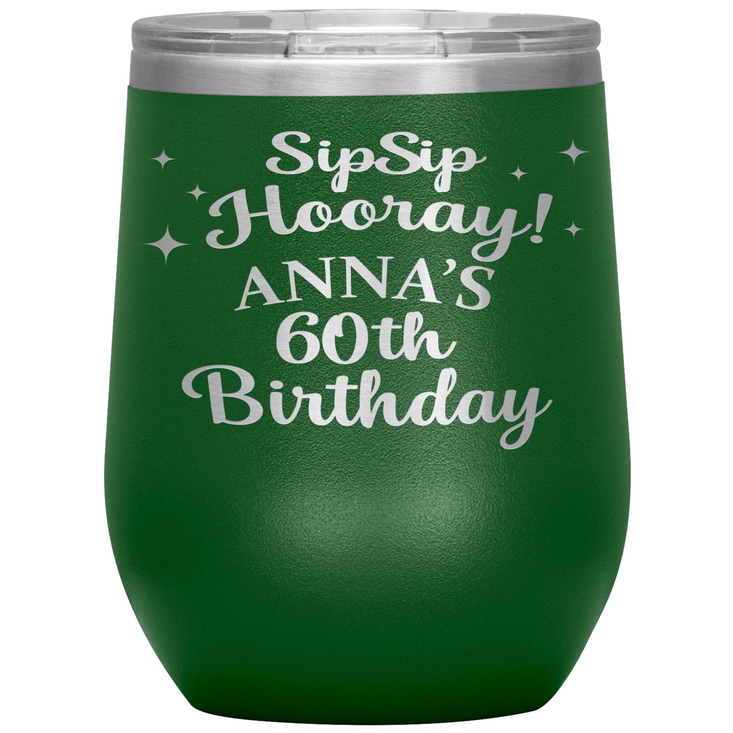 Sip Sip Hooray 60th Birthday Tumbler