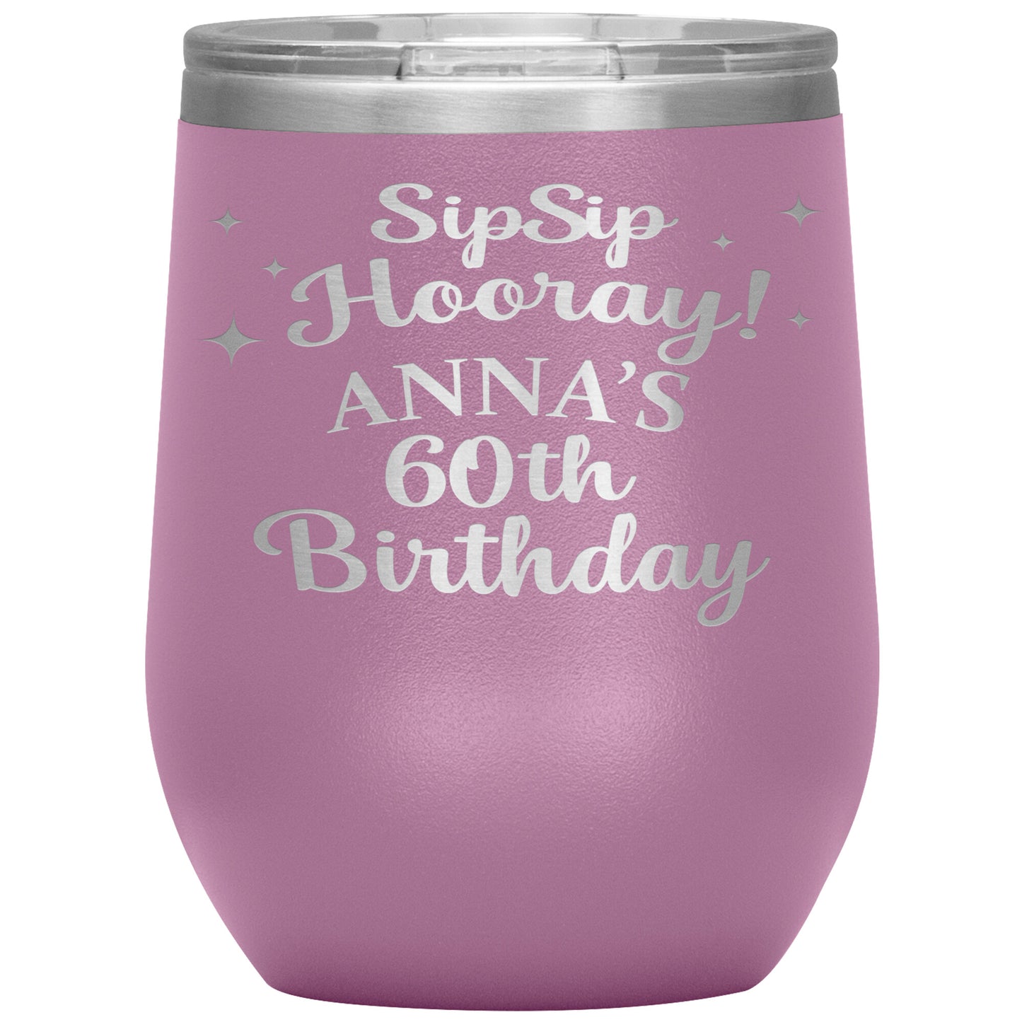 Sip Sip Hooray 60th Birthday Tumbler