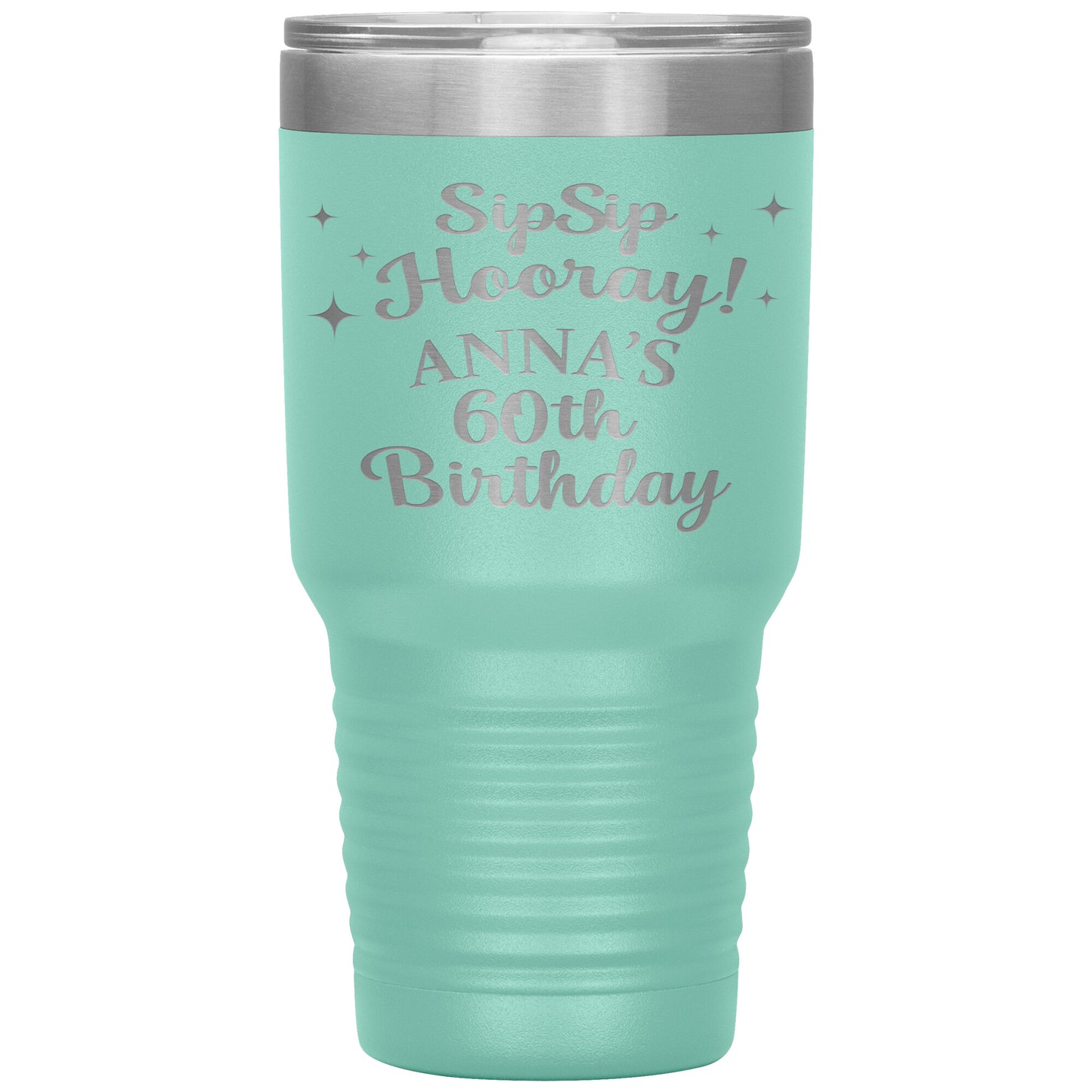 Sip Sip Hooray 60th Birthday Tumbler
