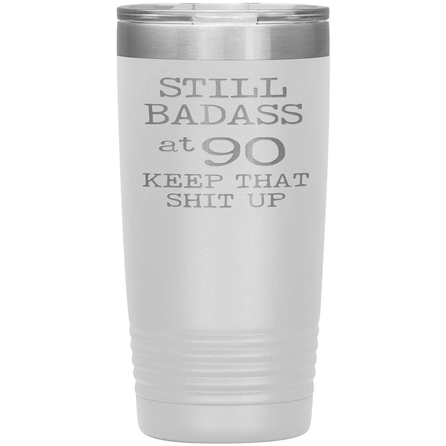 Still Badass at 90 Tumbler