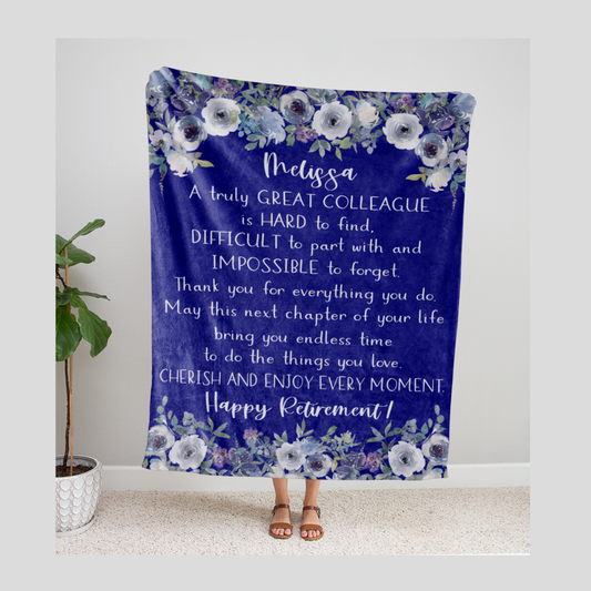 Truly Great Colleague Retirement Blanket