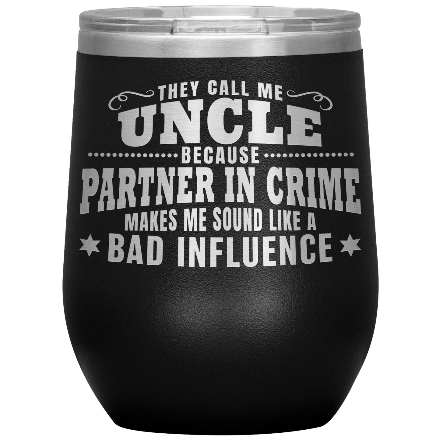 Uncle Partner in Crime Tumbler