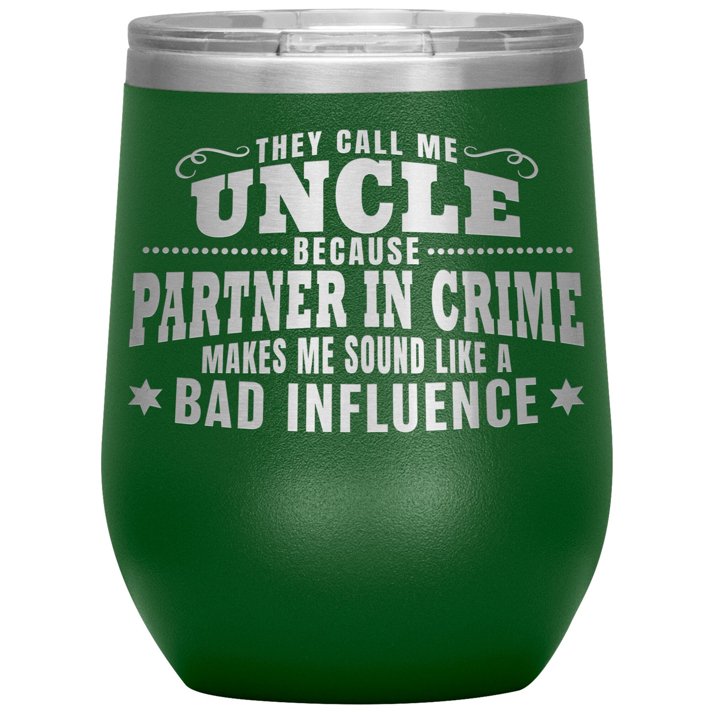 Uncle Partner in Crime Tumbler