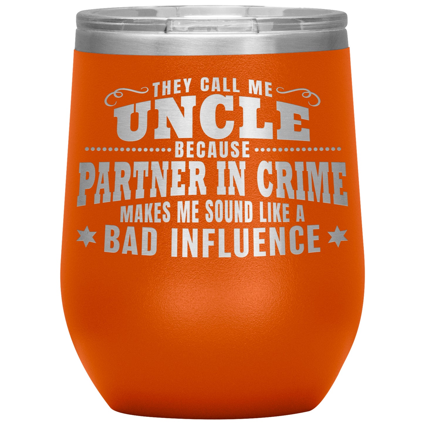 Uncle Partner in Crime Tumbler