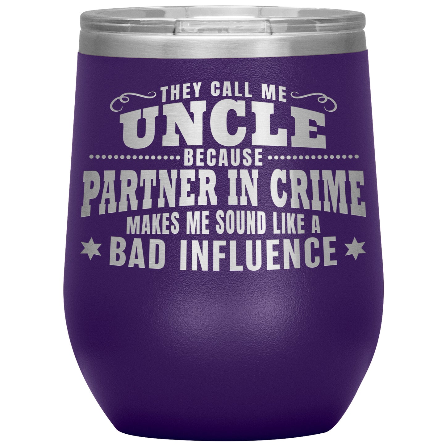 Uncle Partner in Crime Tumbler