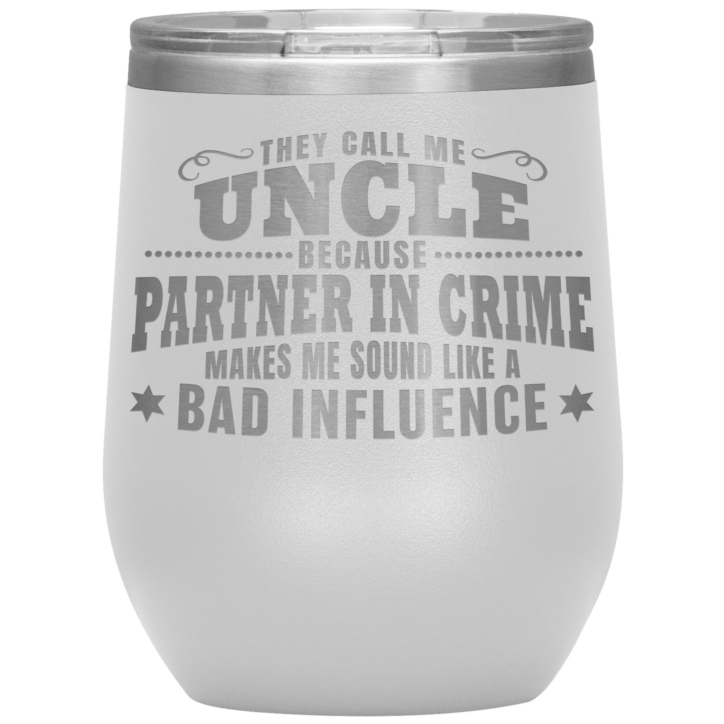 Uncle Partner in Crime Tumbler