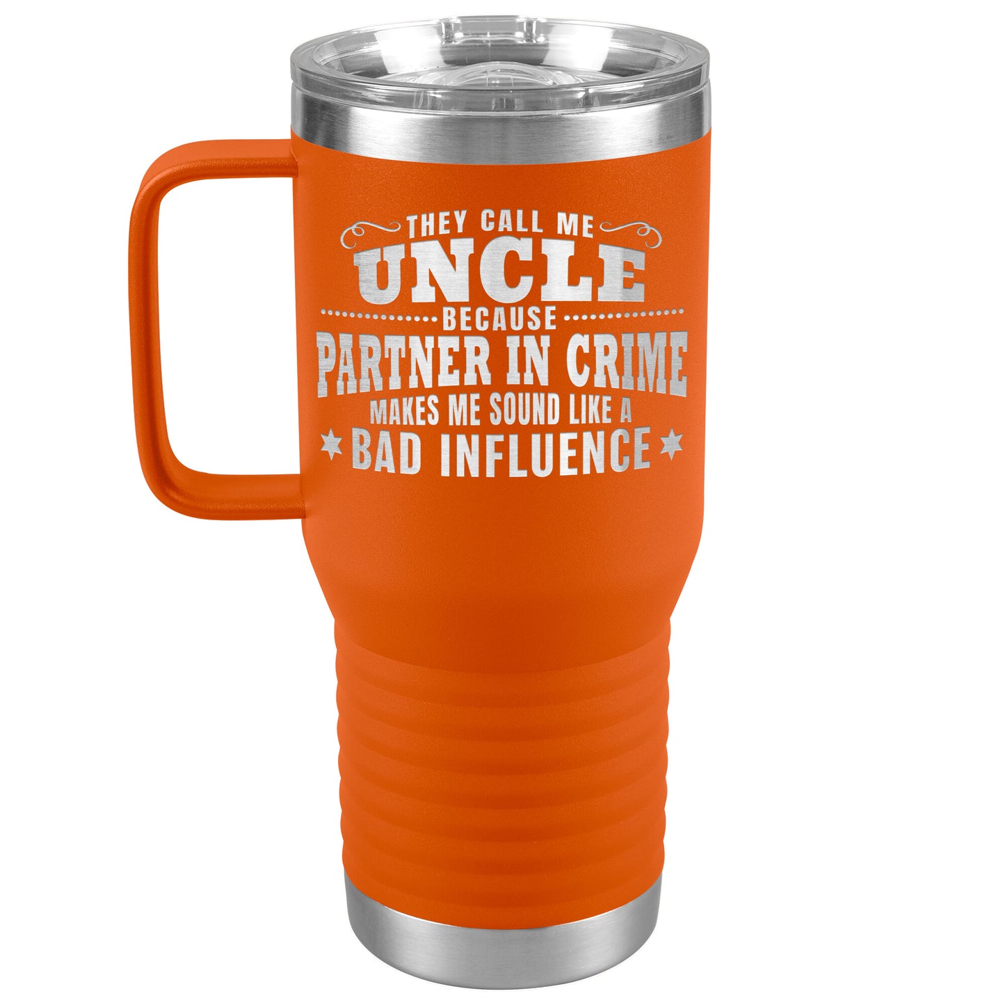 Uncle Partner in Crime Tumbler