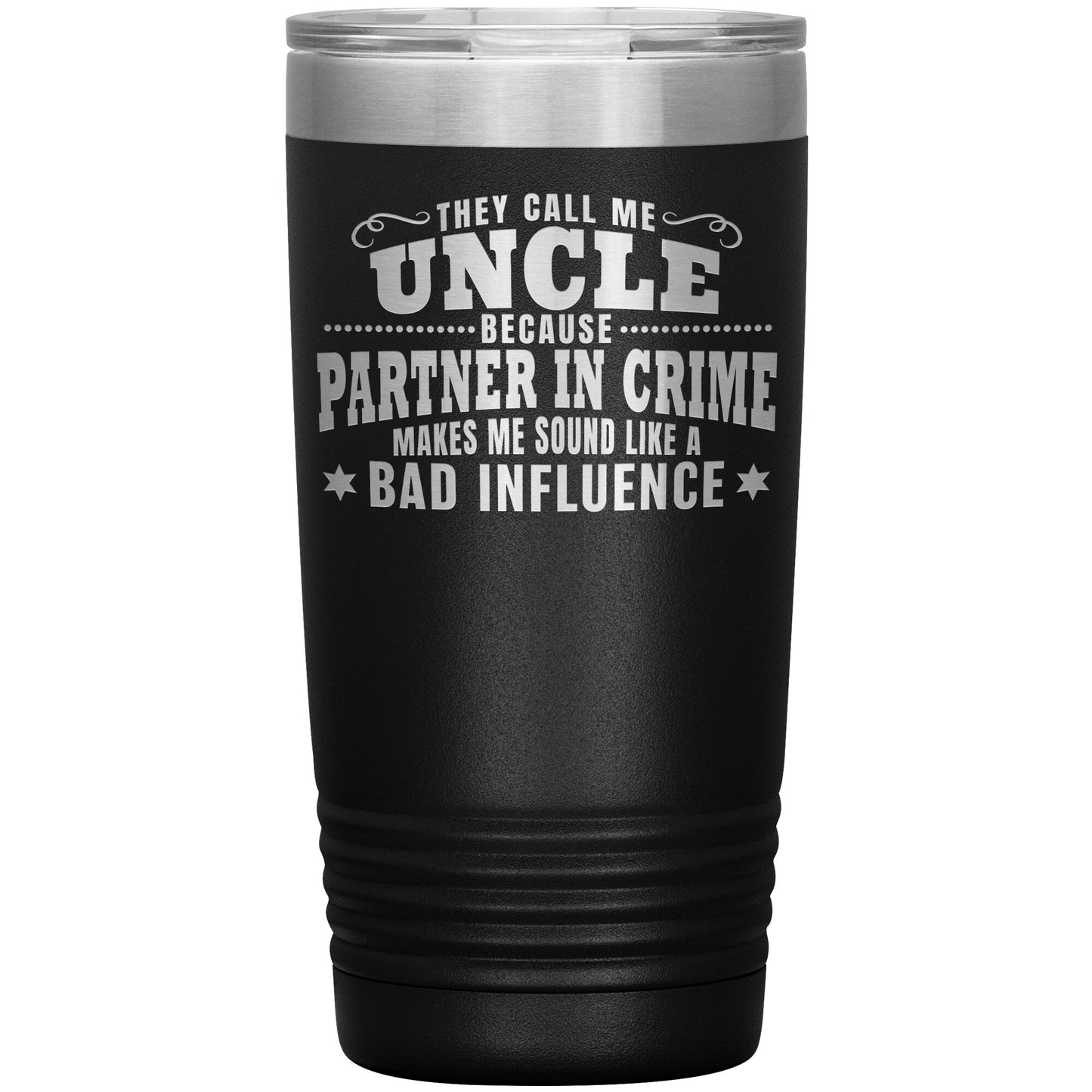 Uncle Partner in Crime Tumbler