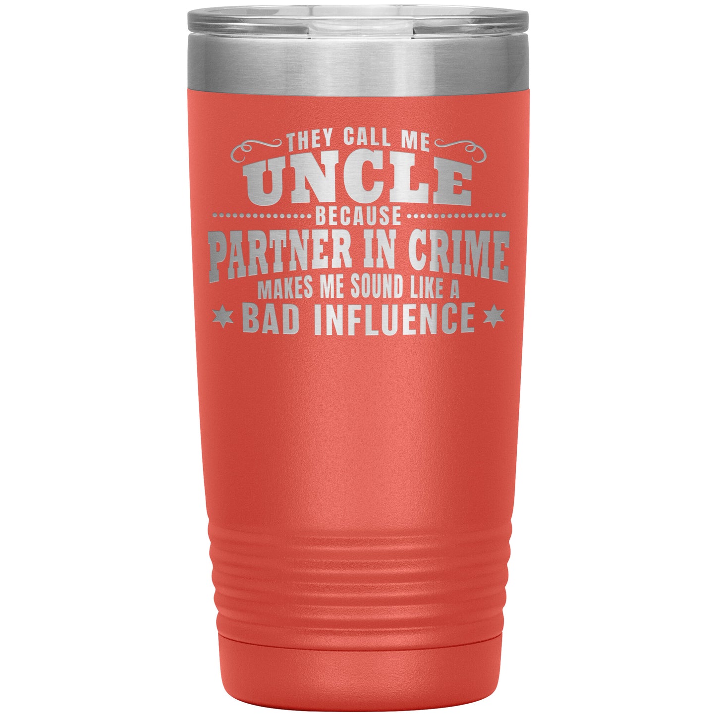 Uncle Partner in Crime Tumbler