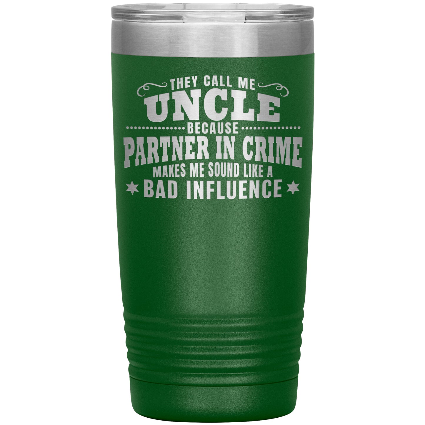 Uncle Partner in Crime Tumbler
