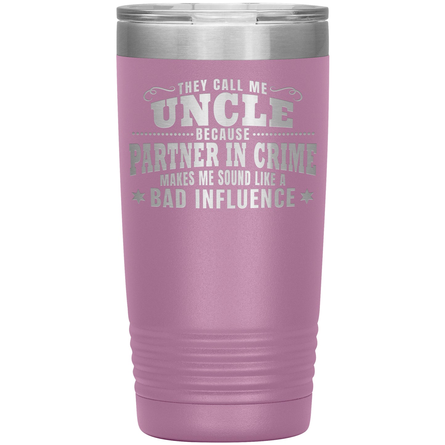 Uncle Partner in Crime Tumbler