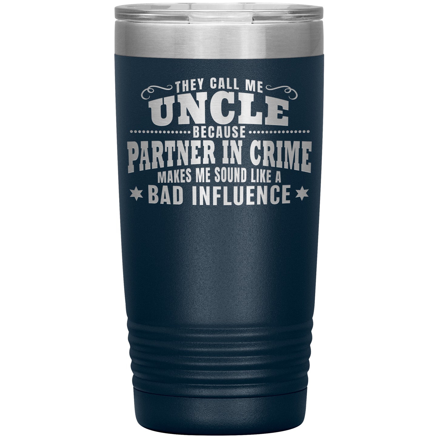 Uncle Partner in Crime Tumbler