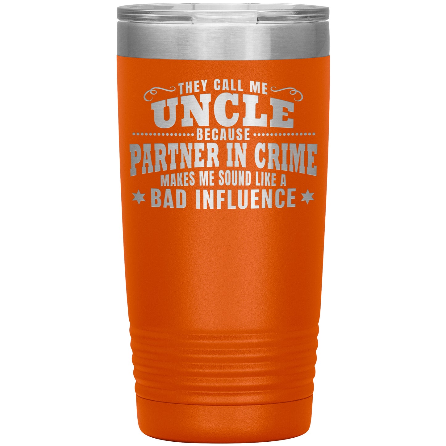 Uncle Partner in Crime Tumbler