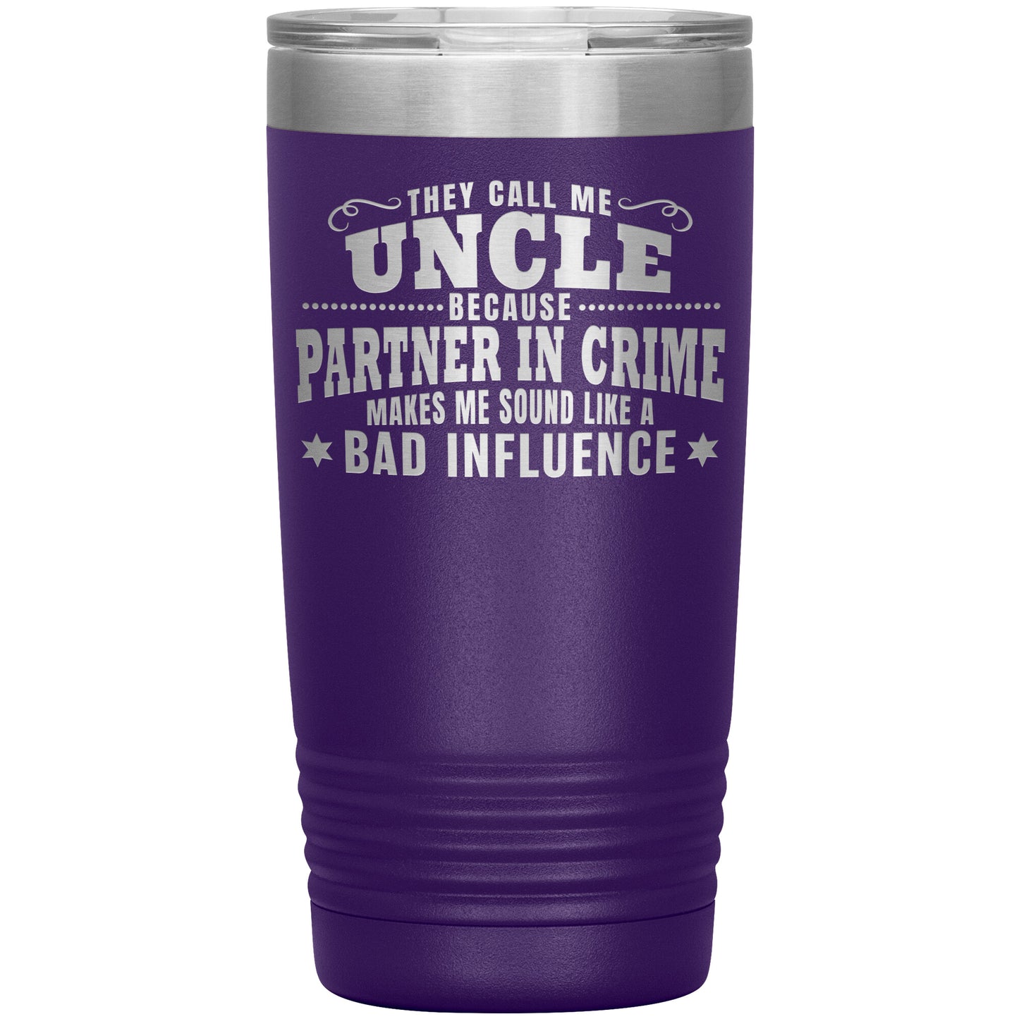 Uncle Partner in Crime Tumbler