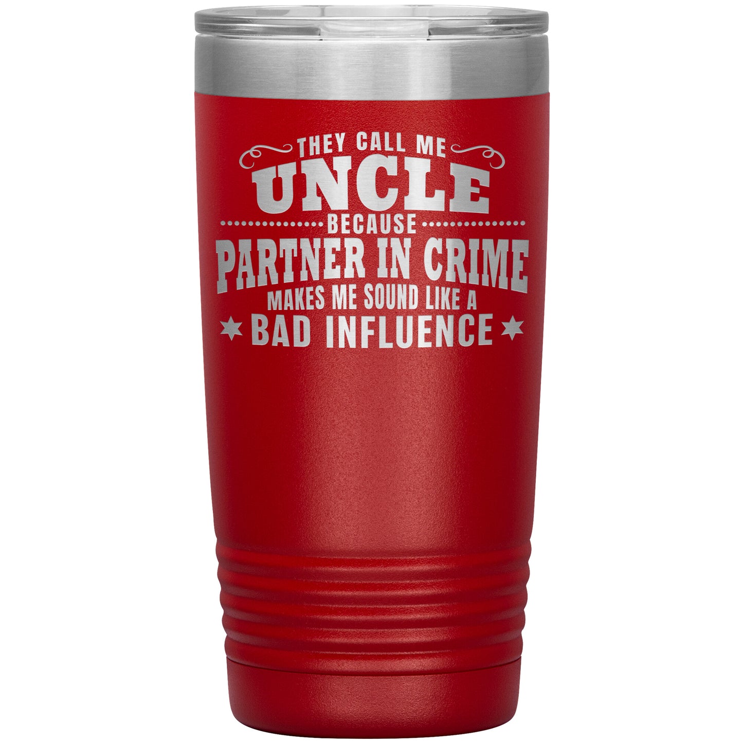 Uncle Partner in Crime Tumbler