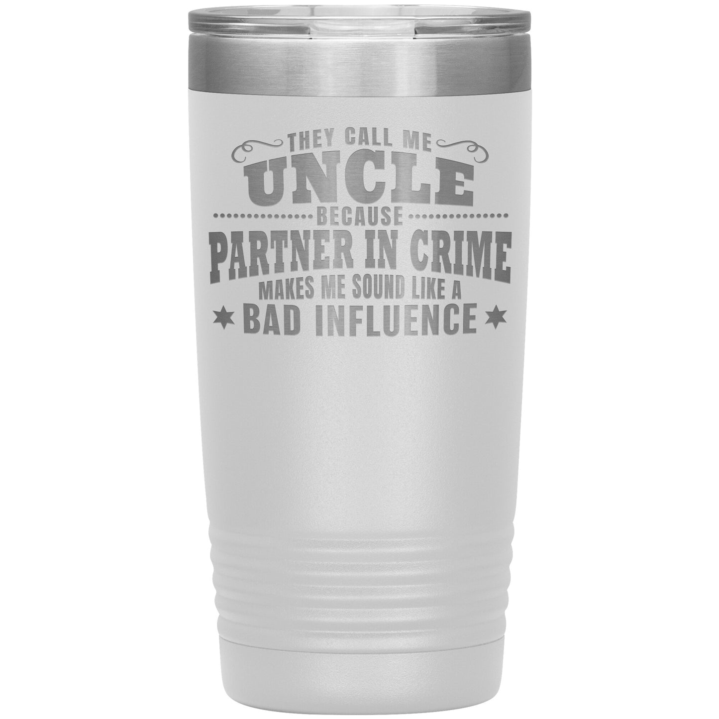 Uncle Partner in Crime Tumbler