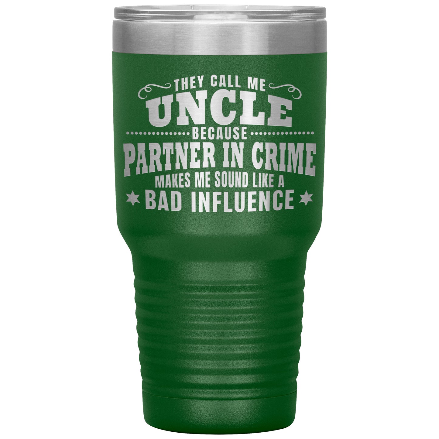 Uncle Partner in Crime Tumbler