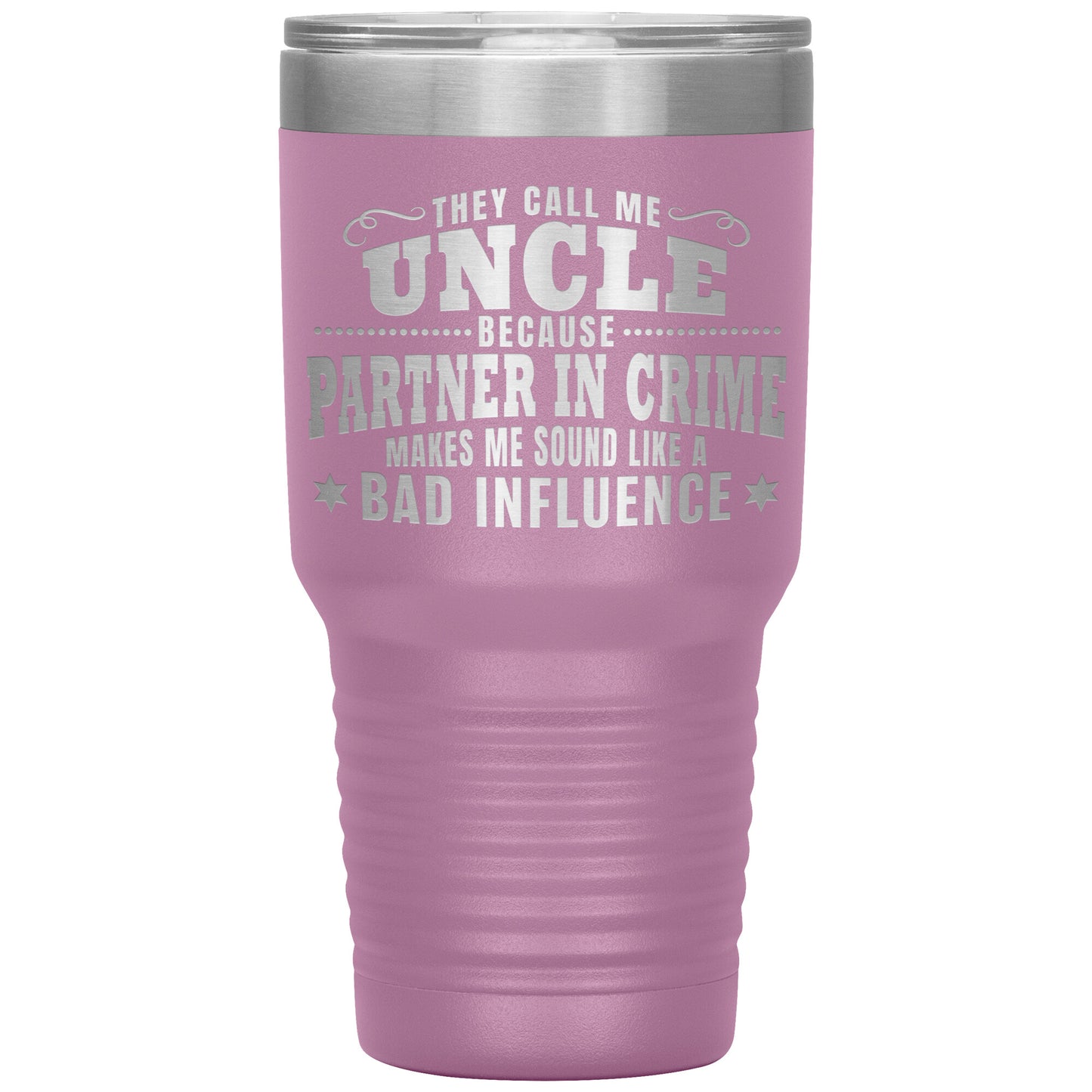 Uncle Partner in Crime Tumbler