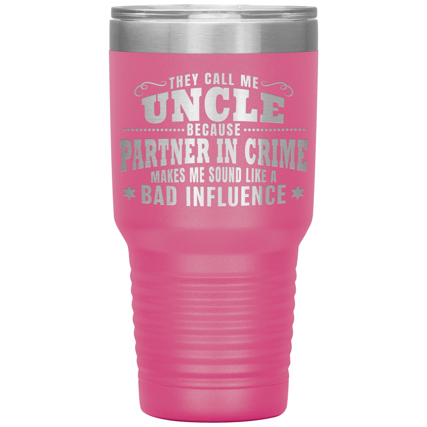 Uncle Partner in Crime Tumbler