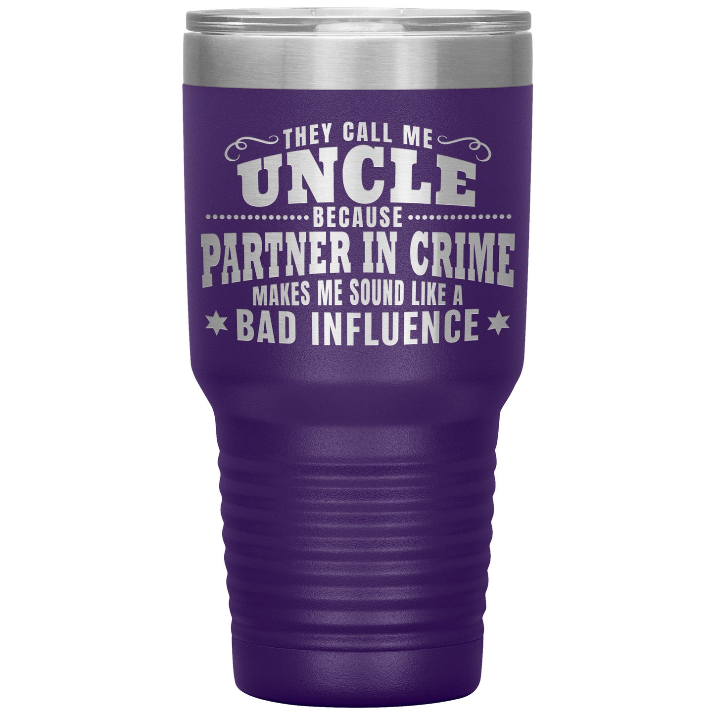 Uncle Partner in Crime Tumbler