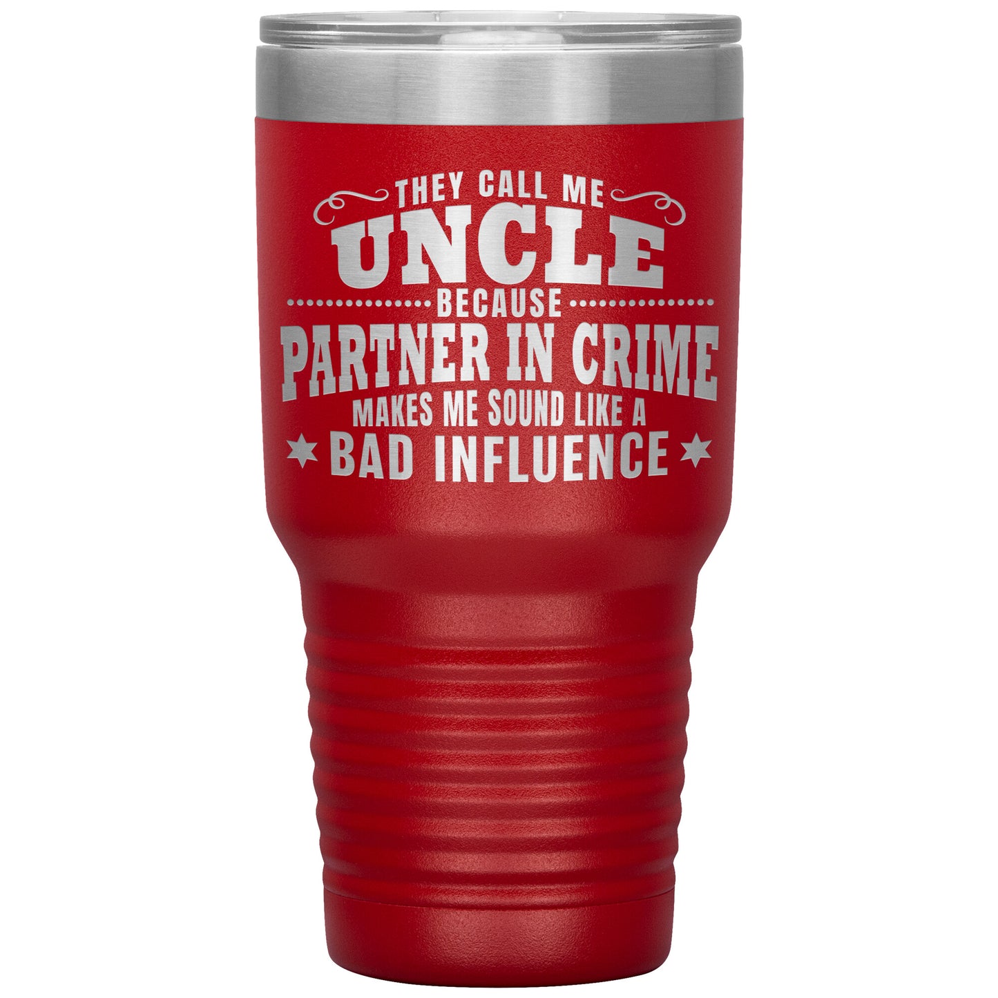 Uncle Partner in Crime Tumbler