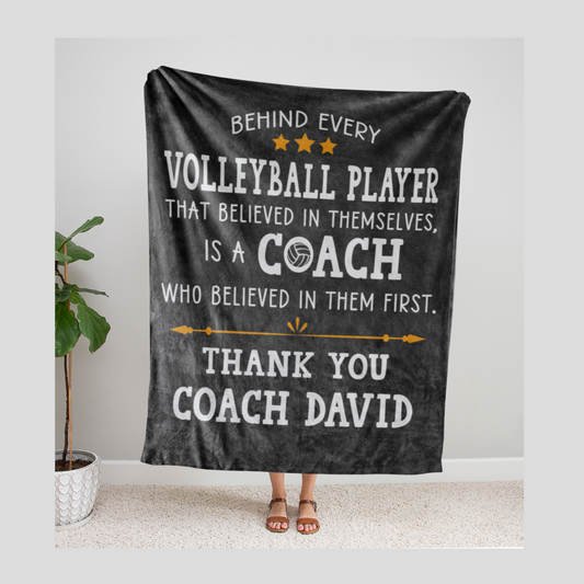 Volleyball Coach Blanket
