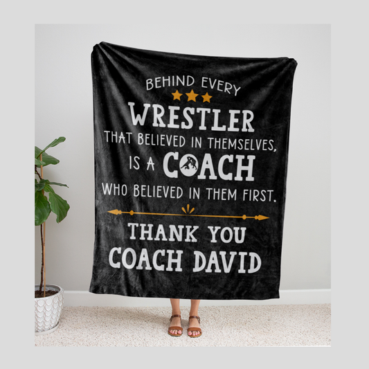 Wrestling Coach Blanket