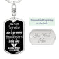 Those We Love Don't Go Away Brother Key Chain