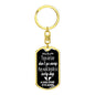 Those We Love Don't Go Away Grandpa Key Chain