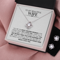 To My Beautiful Wife Necklace and Earring Love Knot Set