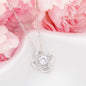 To My Beautiful Daughter Love Knot Necklace