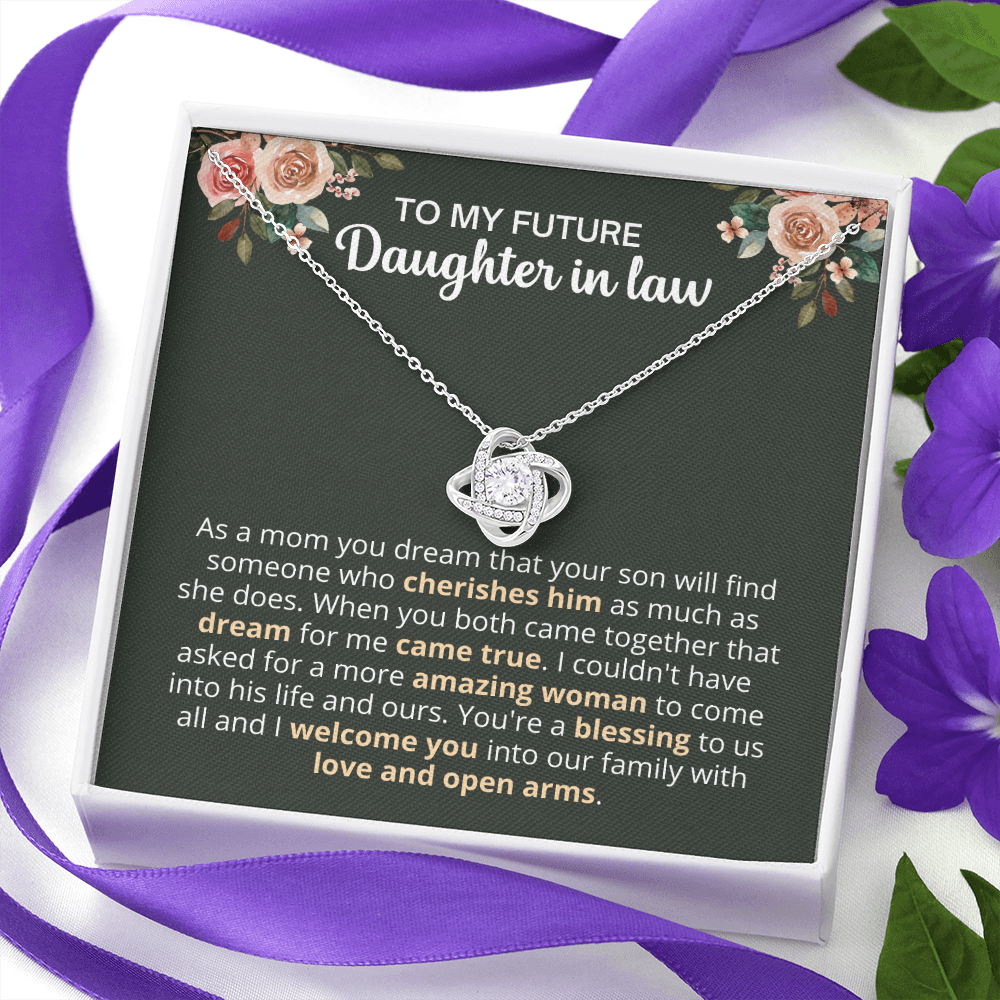 Future Daughter in Law Love Knot Necklace