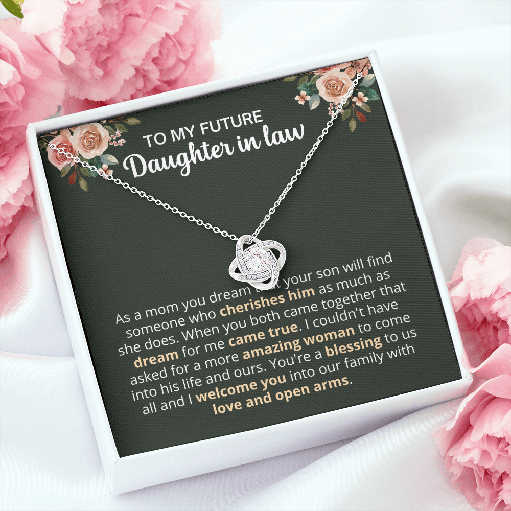 Future Daughter in Law Love Knot Necklace