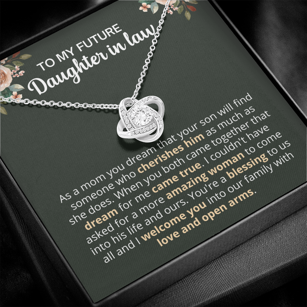 Future Daughter in Law Love Knot Necklace