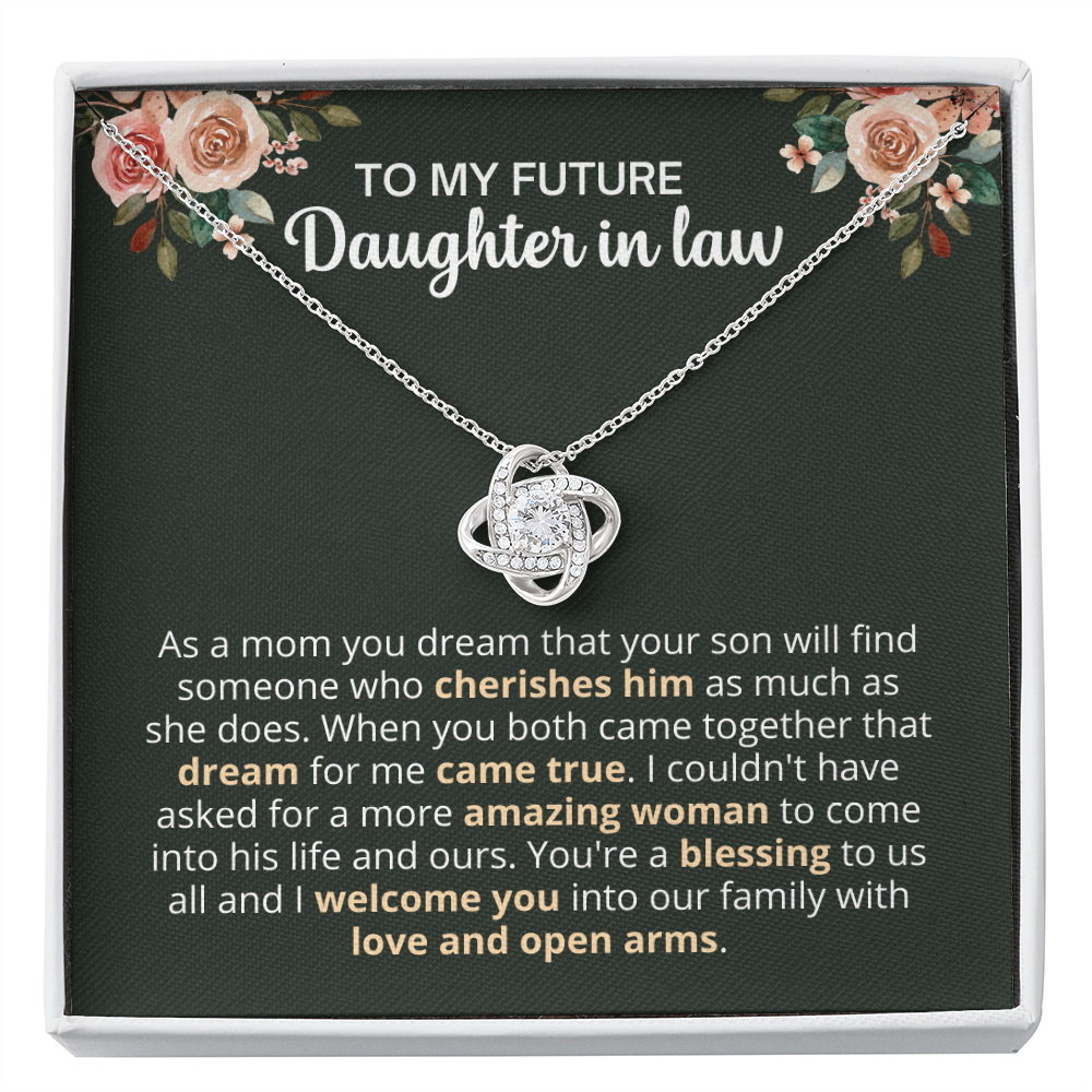 Future Daughter in Law Love Knot Necklace