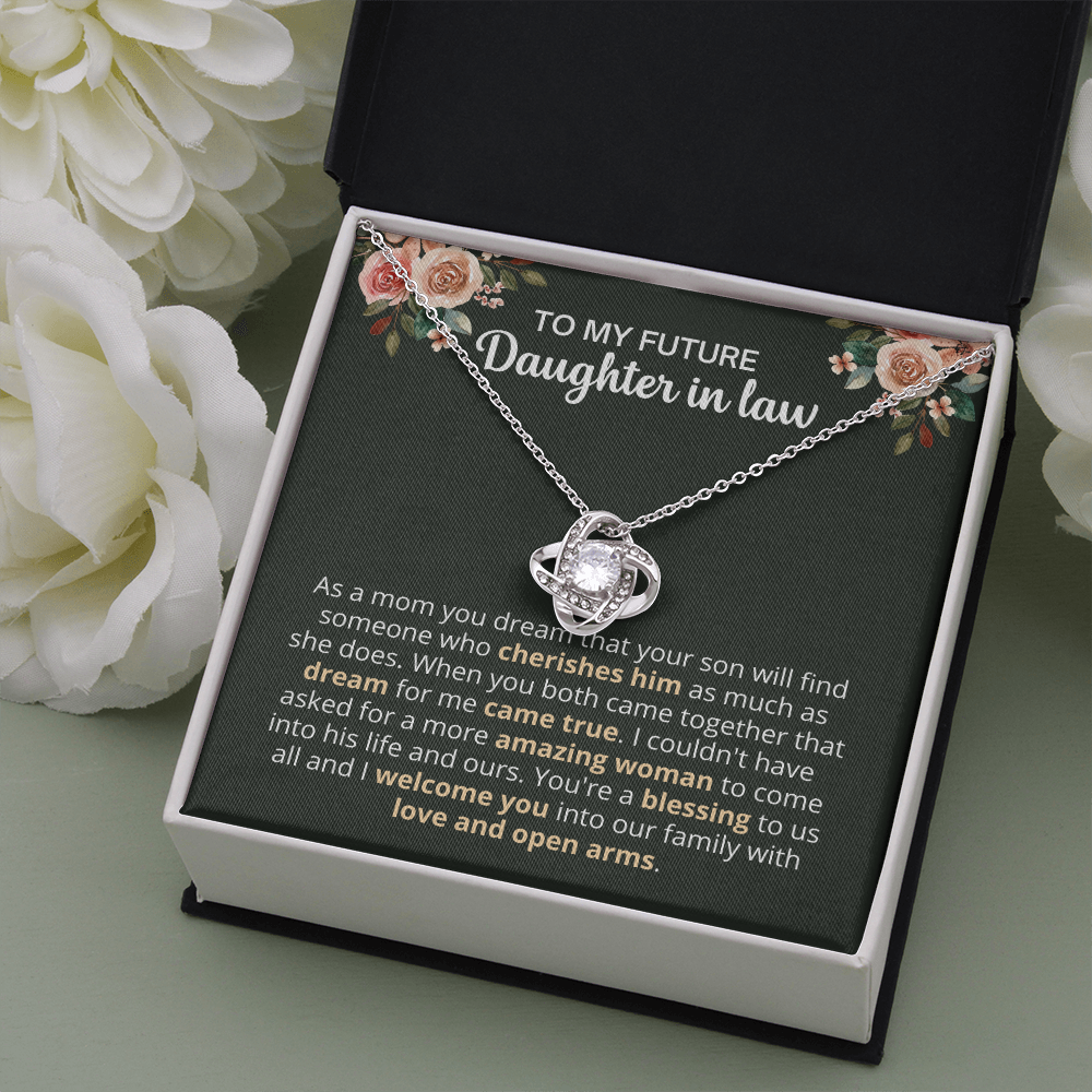 Future Daughter in Law Love Knot Necklace