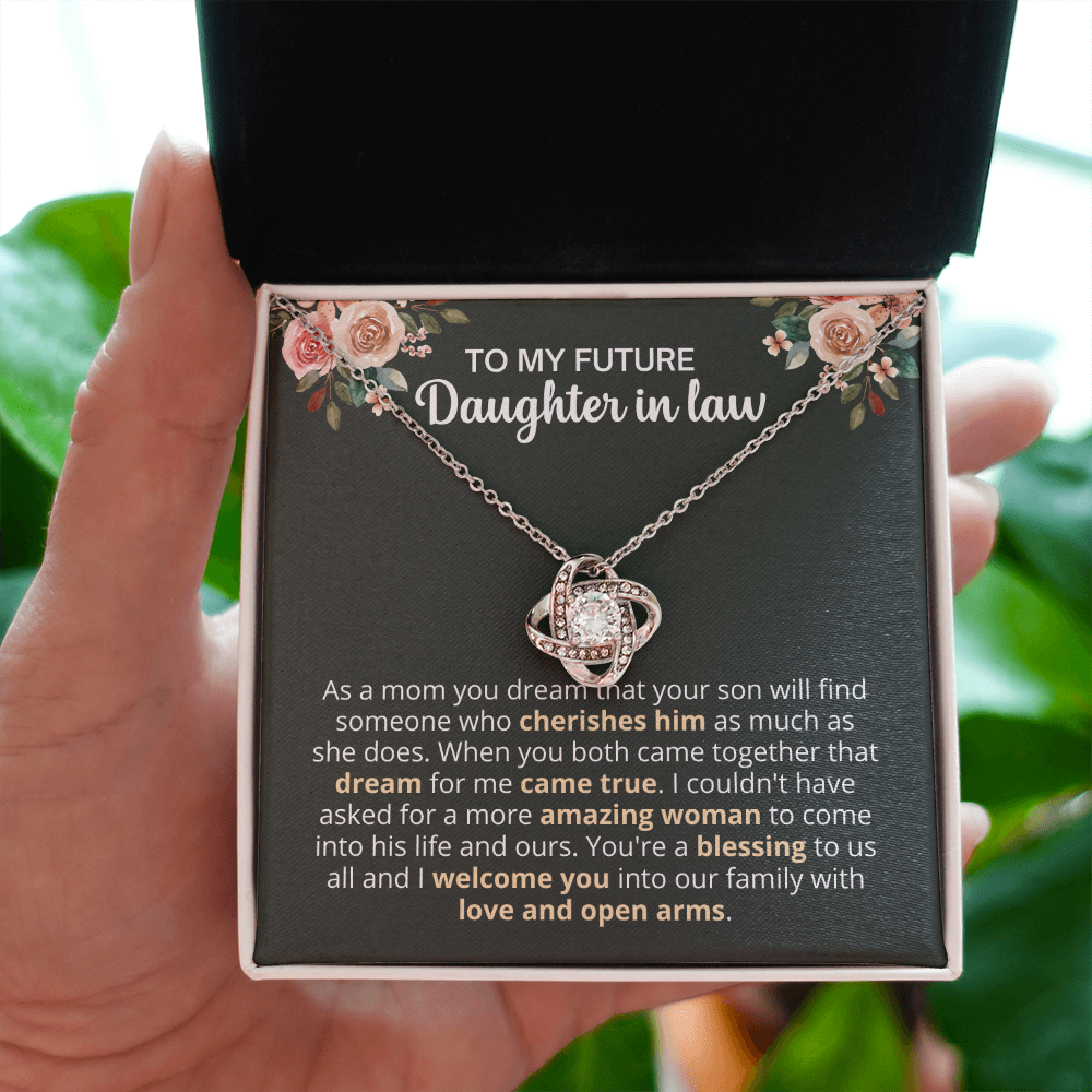 Future Daughter in Law Love Knot Necklace
