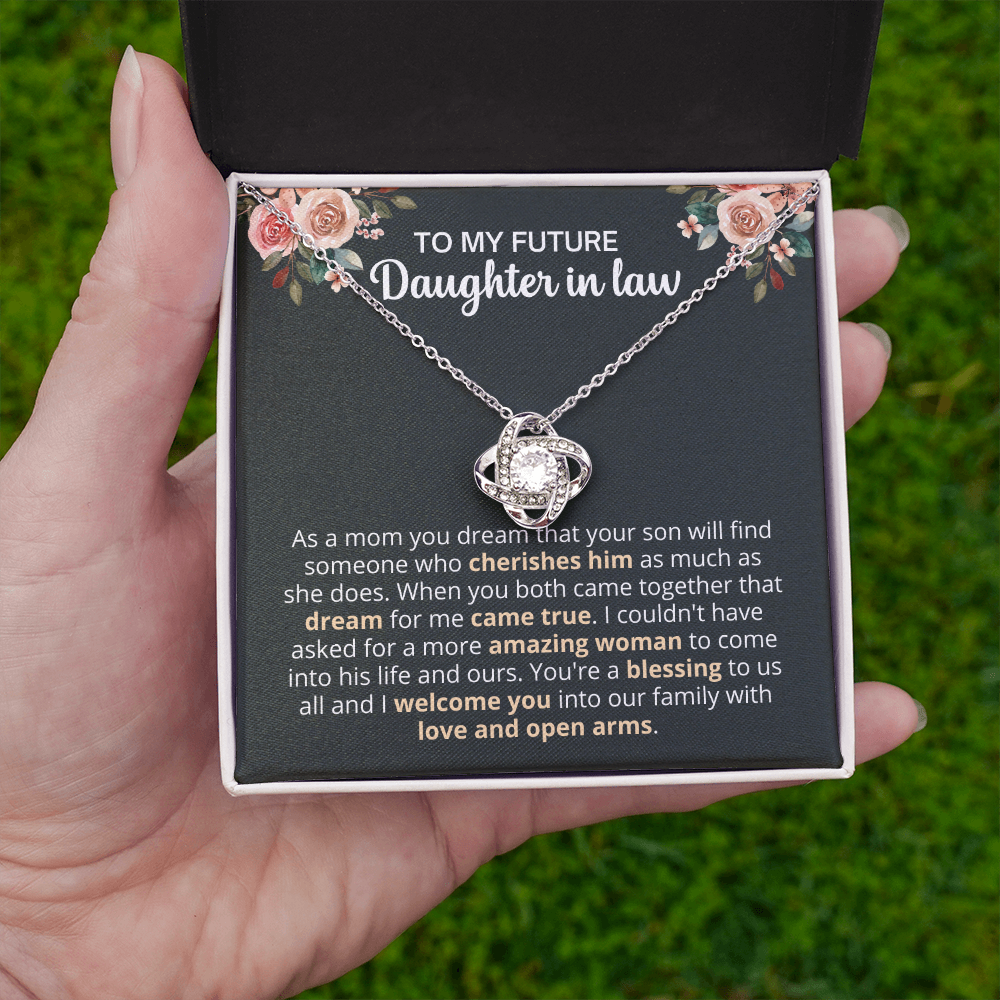 Future Daughter in Law Love Knot Necklace