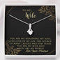 Wife You are My World Alluring Beauty Necklace