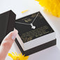 Wife You are My World Alluring Beauty Necklace