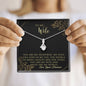 Wife You are My World Alluring Beauty Necklace