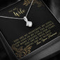 Wife You are My World Alluring Beauty Necklace