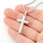 To My Son You Did It Graduation Cross Necklace