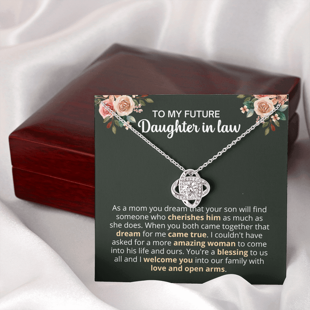 Future Daughter in Law Love Knot Necklace
