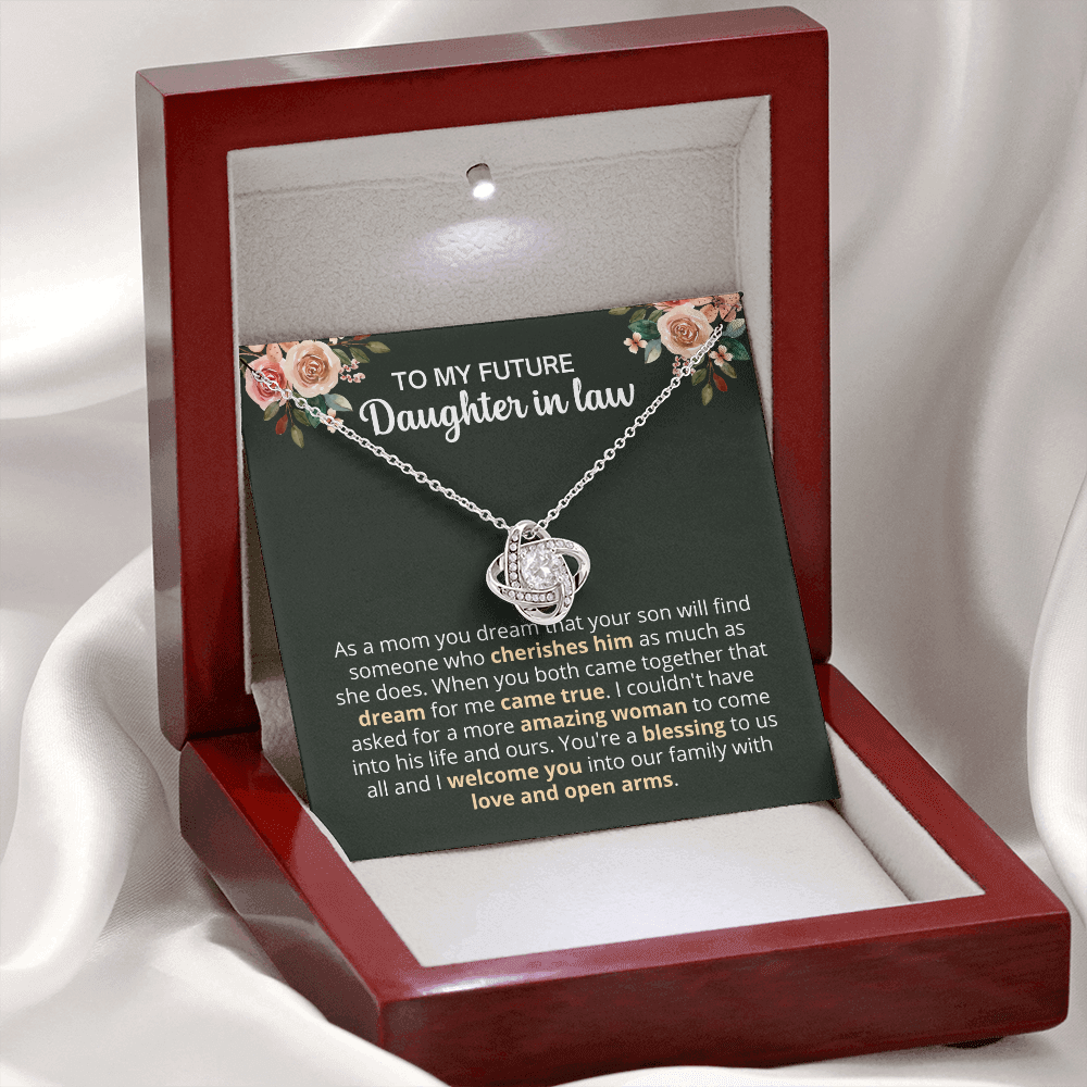 Future Daughter in Law Love Knot Necklace