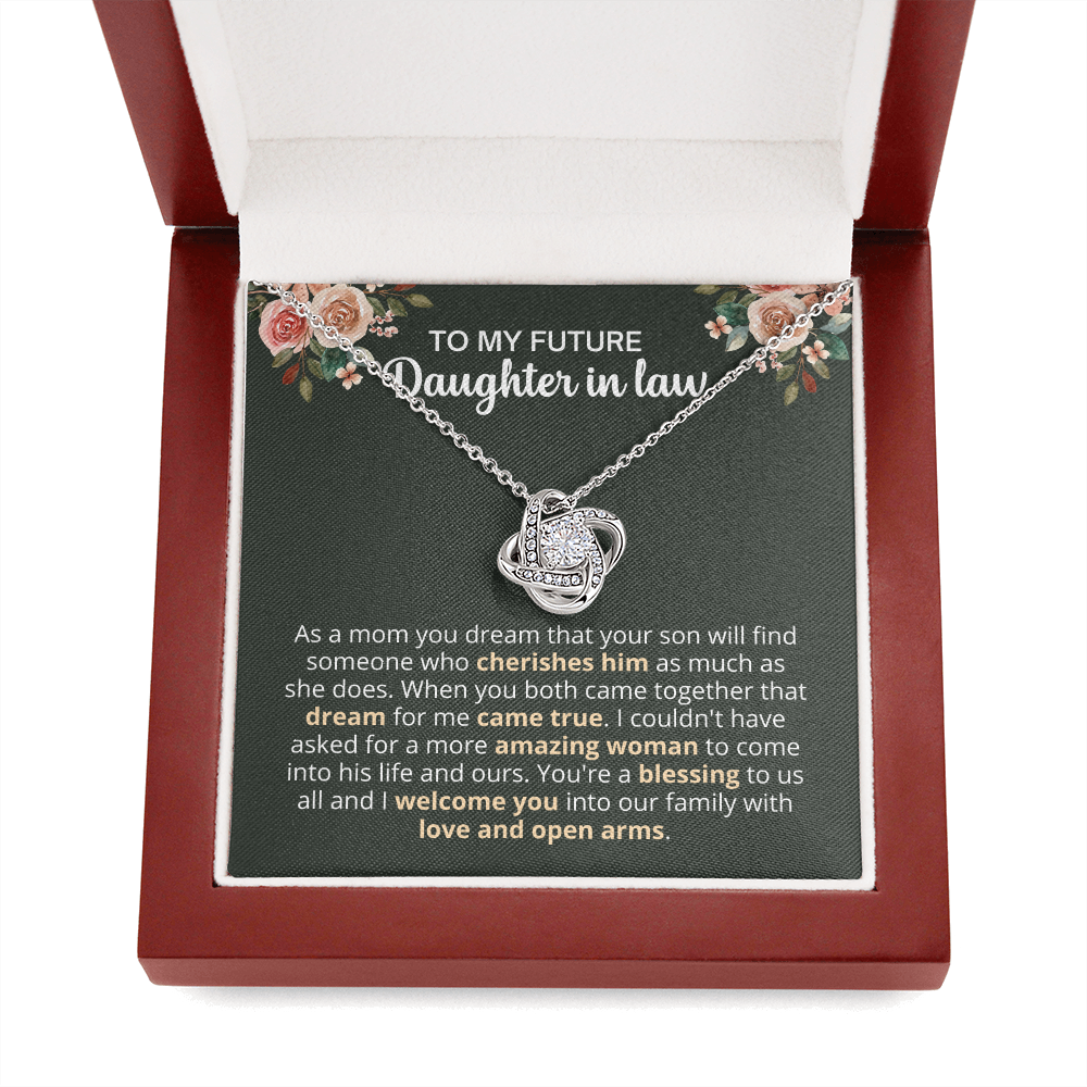 Future Daughter in Law Love Knot Necklace