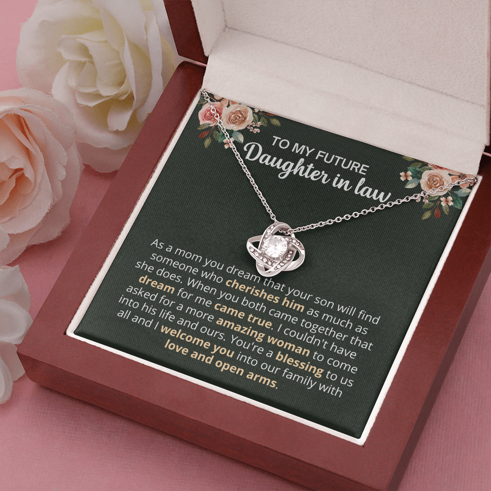 Future Daughter in Law Love Knot Necklace